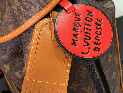 モンスリー バックパック ブラウン モノグラム ダストキャンバス – LW158