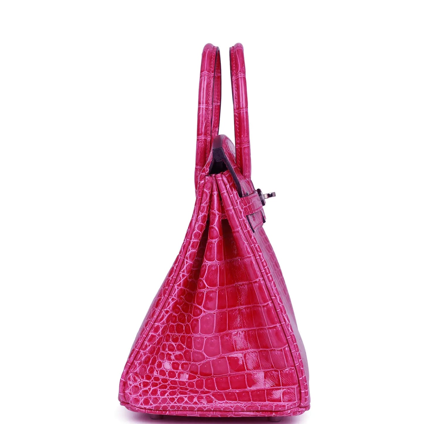 エルメス バーキン 25 ローズメキシコ シャイニー ポロサス クロコダイル パラジウム金具