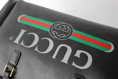 グッチ レトロロゴプリント レザー ダッフルバッグ – BG039