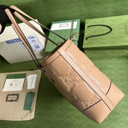 GGマトラッセ レザー ミディアム トート