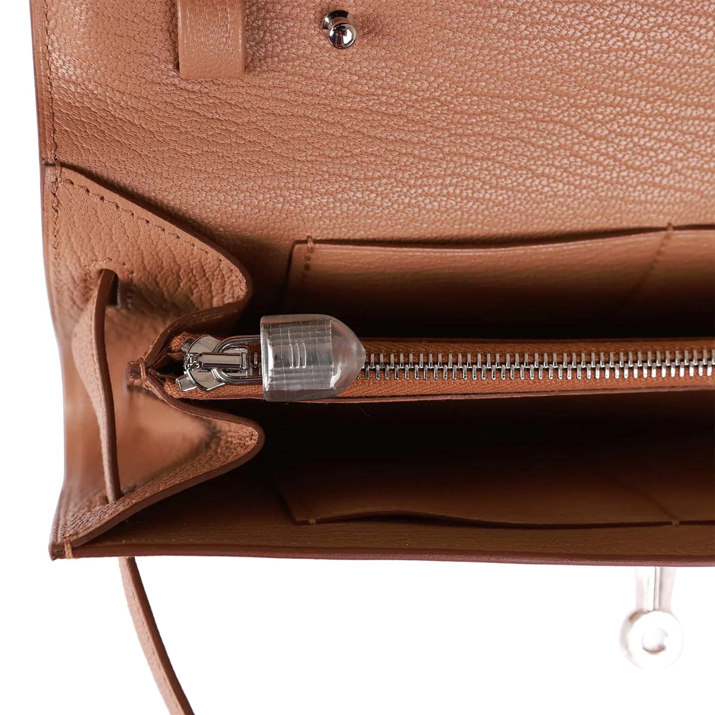 エルメス ケリーウォレット トゥゴー ケブラチョ シェーブル パラジウム金具