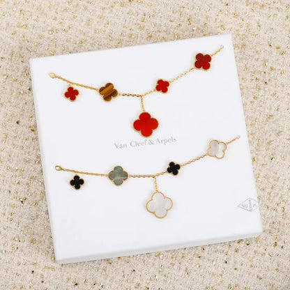 ヴァン クリーフ＆アーペル 四つ葉のクローバー マルチカラー ブレスレット