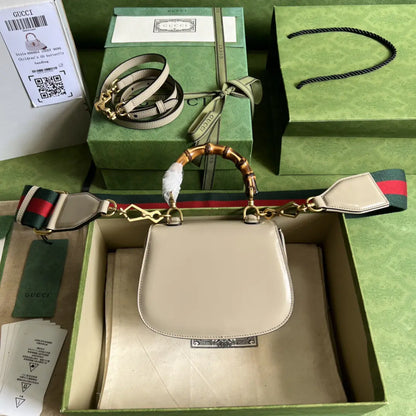 グッチ バンブー 1947 ミニトップハンドルバッグ