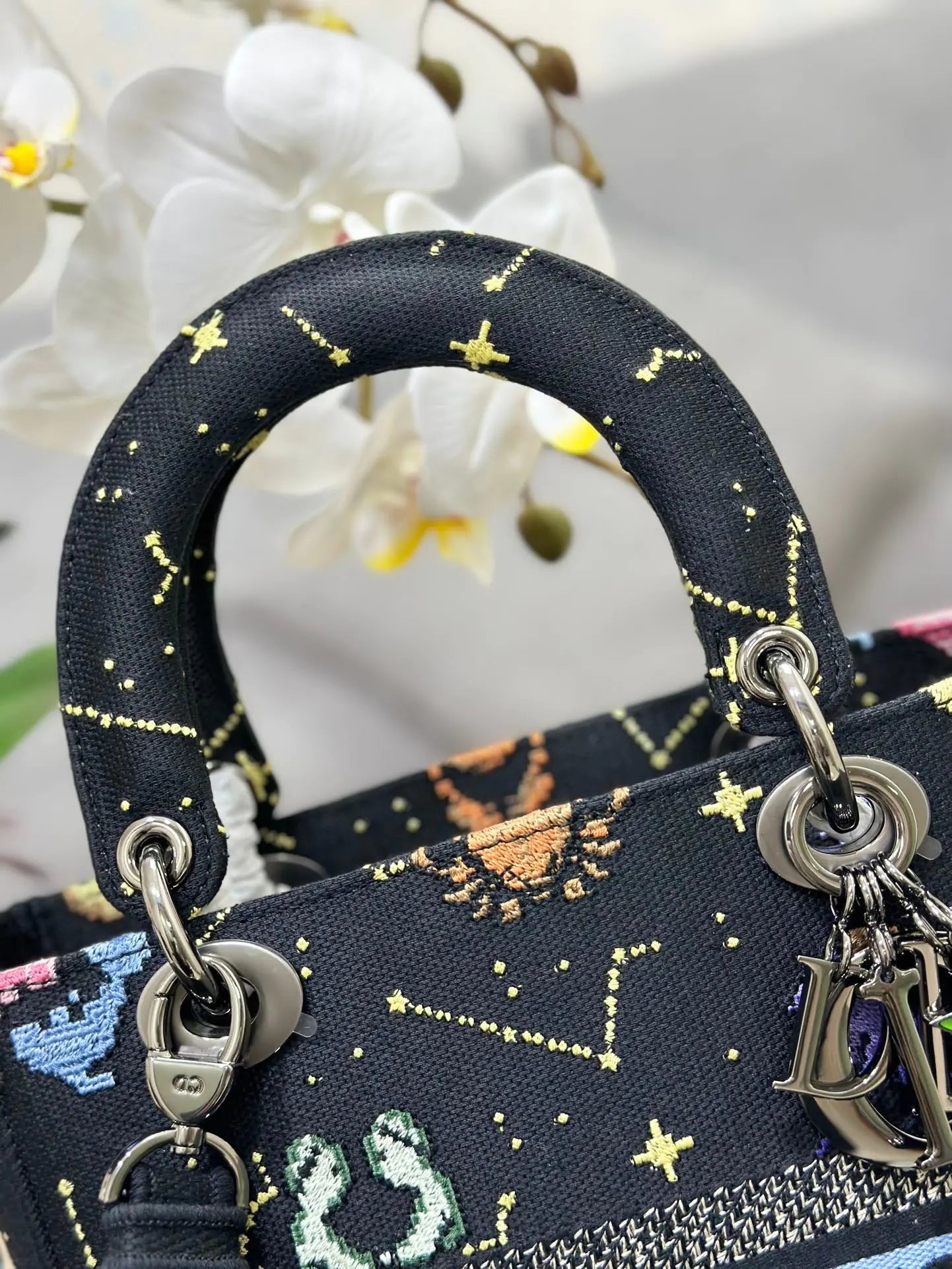 クリスチャン ディオール ミディアム レディ D ライト バッグ