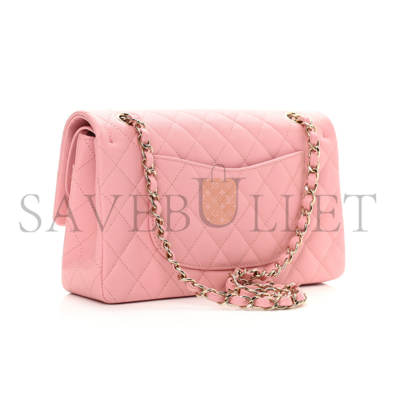 シャネル キャビア キルティング ミディアム ダブルフラップ 1153705 (25*15*6cm)