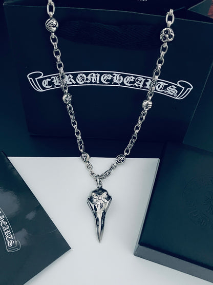 【CHROME HEARTS】クロムハーツ、新しいネックレス万能シンプルファッションオーナメント