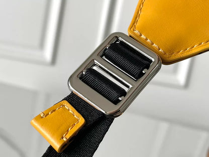 クリストファー MM バックパック（サフランイエロー モノグラム マカッサル コーテッドキャンバス） – LW156