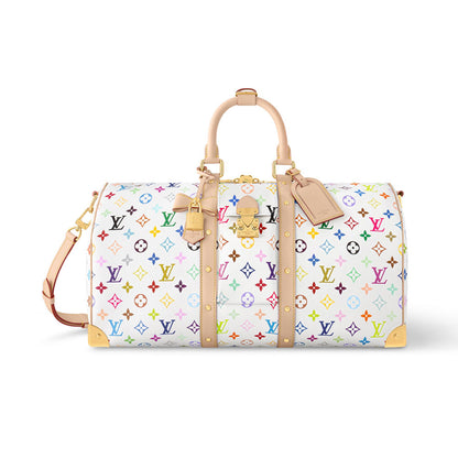 LV タカシ・ムラカミ キーポル・バンドリエール 45 バッグ（マルチカラーモノグラムキャンバス） – LW175
