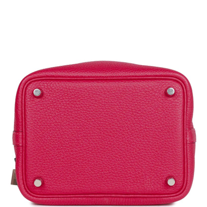 エルメス ピコタン ロック 18 フランボワーズ クレマンスとマット アリゲーター タッチ パラジウム金具