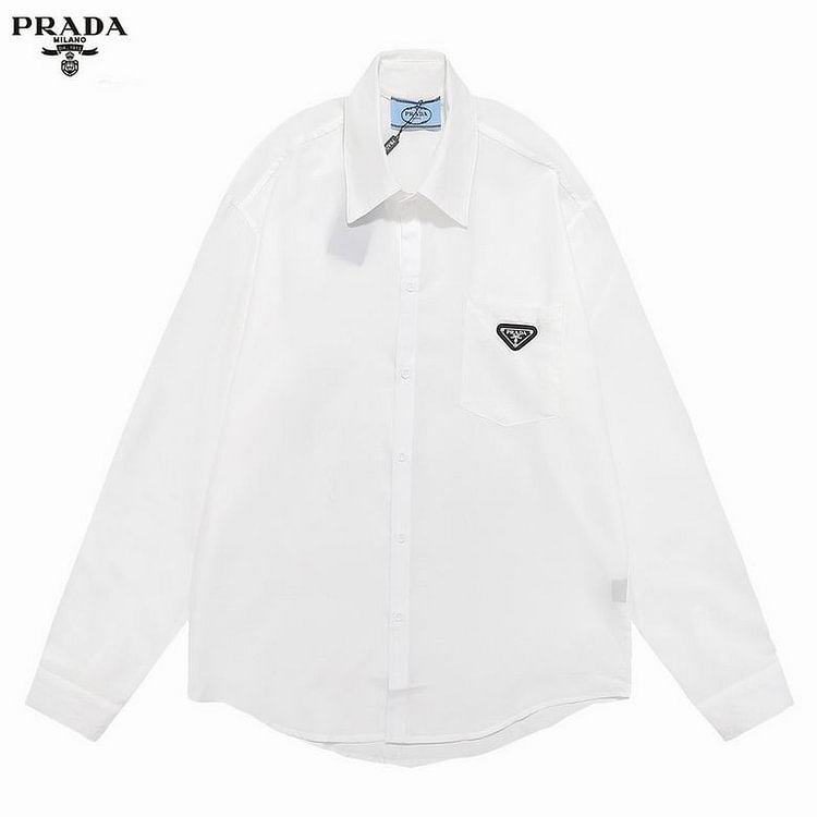 【Prada旗艦店】プラダ長袖シャツ、ご好評に付き再入荷！！