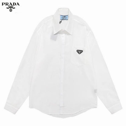【Prada旗艦店】プラダ長袖シャツ、ご好評に付き再入荷！！