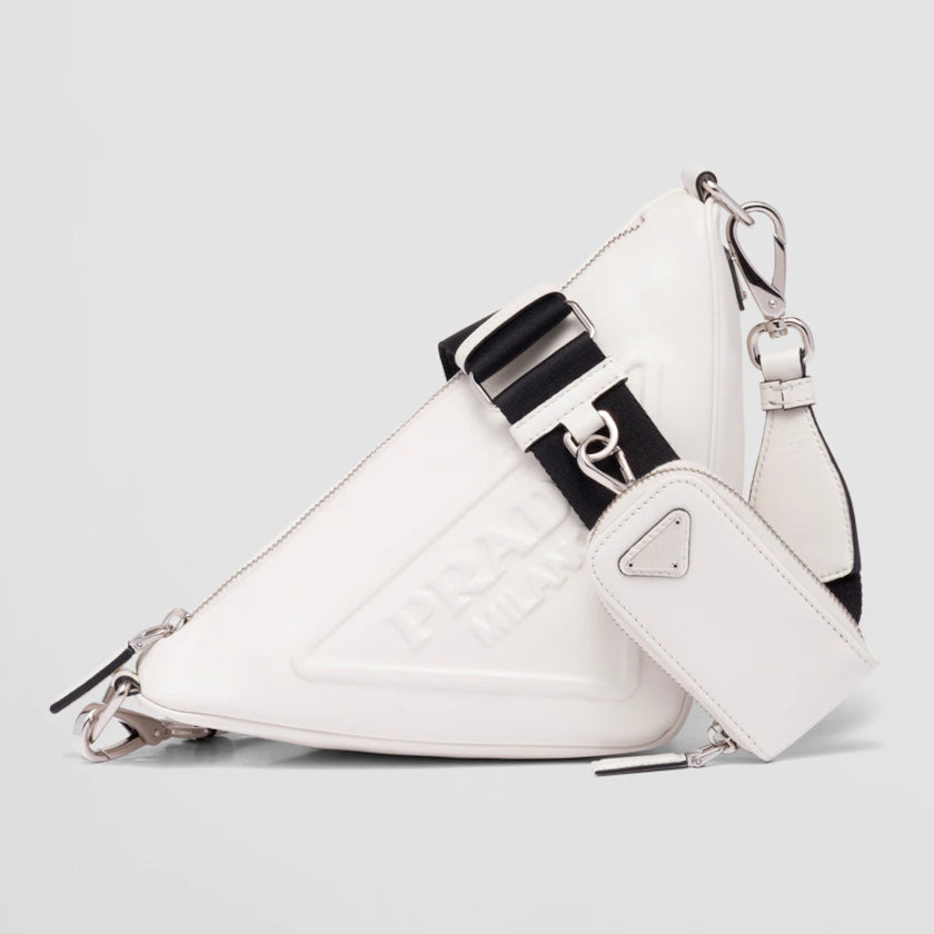 累積売上第１位☆新作☆ プラダ PRADA トライアングル レザーショルダーバッグ