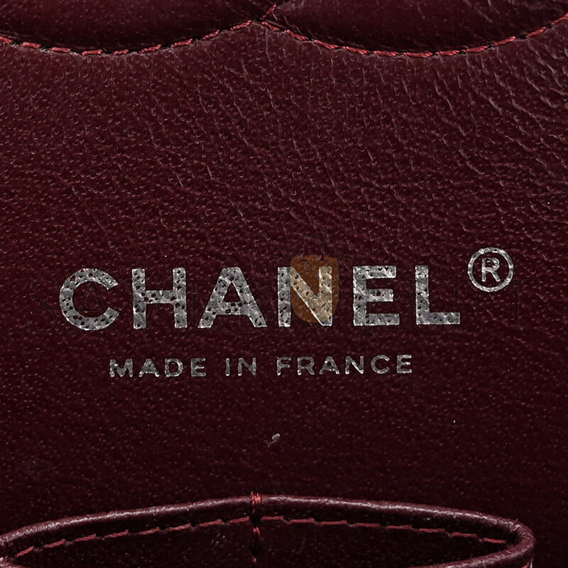 シャネル キャビア キルティング ミディアム ダブルフラップ 1629635 (25*15*6cm)