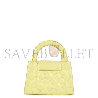 シャネル マスターケリー イエロー シャイニーカーフスキン ブラッシュドゴールド金具 AS4416 (19*13*7cm)