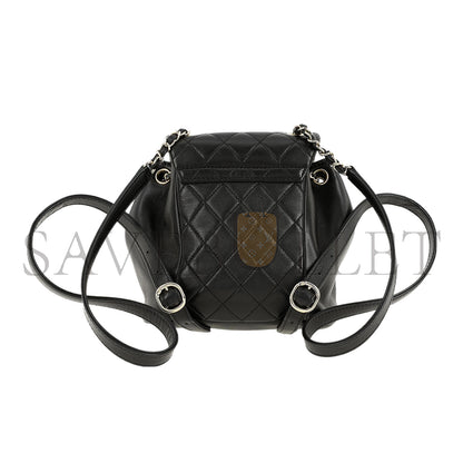 シャネル マスター デュマ シープスキン バックパック ブラック (18.5×18×12cm)