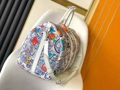 キーポル バンドリエールバッグ 50 モノグラム コミック キャンバス – LW365