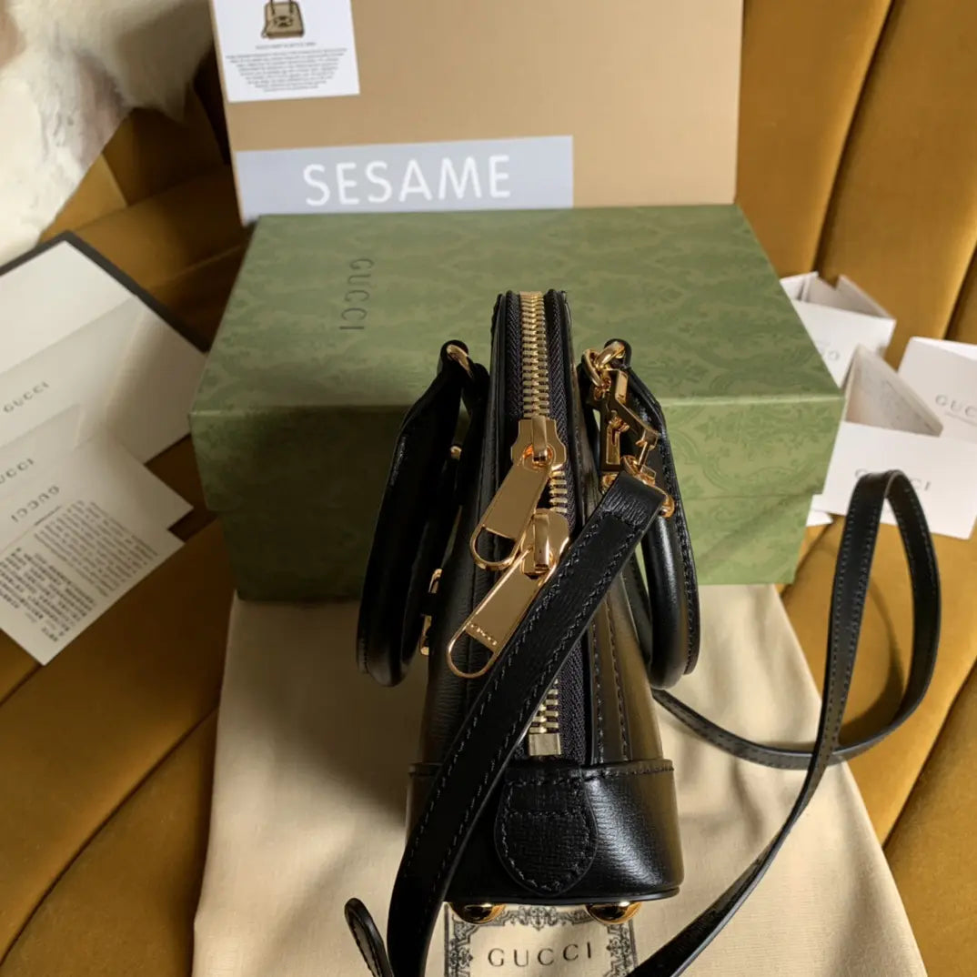 グッチ ホースビット 1955 ミニトップハンドルバッグ
