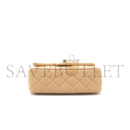 シャネル マスター ラージ ミニ ラムスキン フラップバッグ (20×13×7cm)