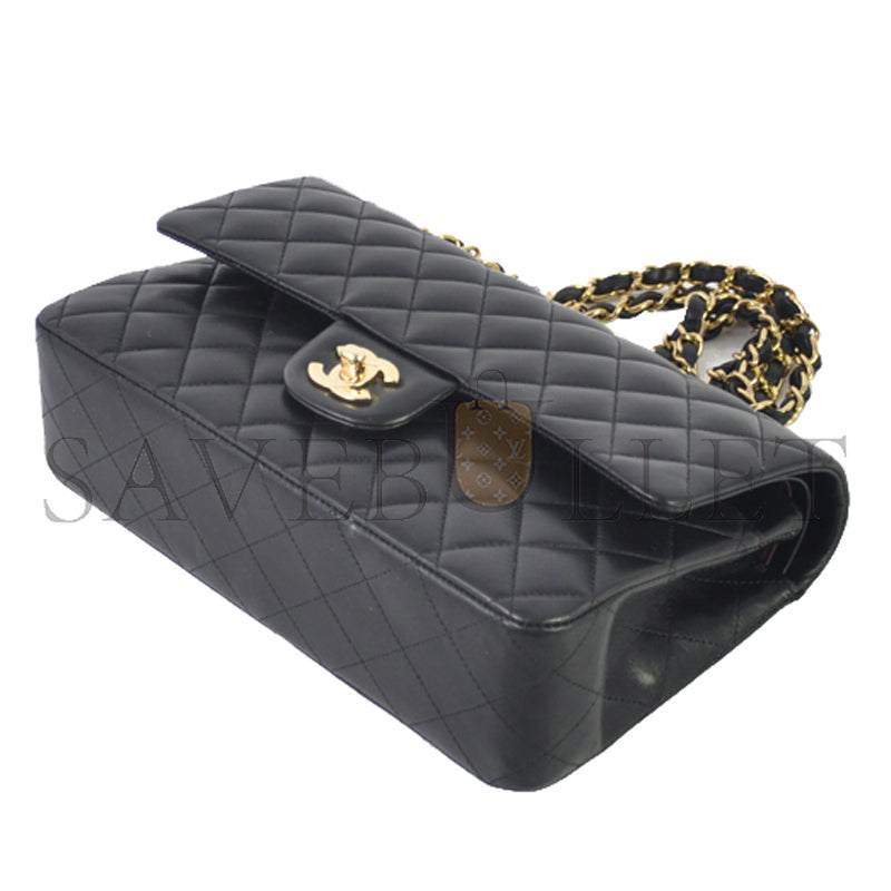 シャネル クラシック フラップ ミディアム ブラック A01112 (26*16*7cm)