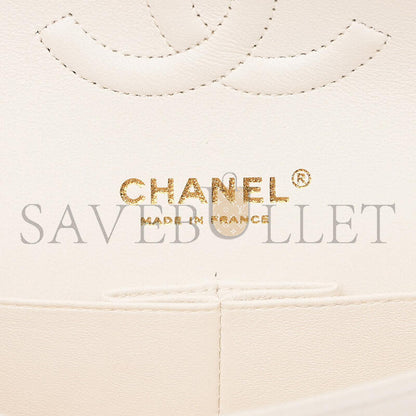 シャネル キャビア キルティング ミディアム ダブルフラップ 1179289 (25*15*6cm)