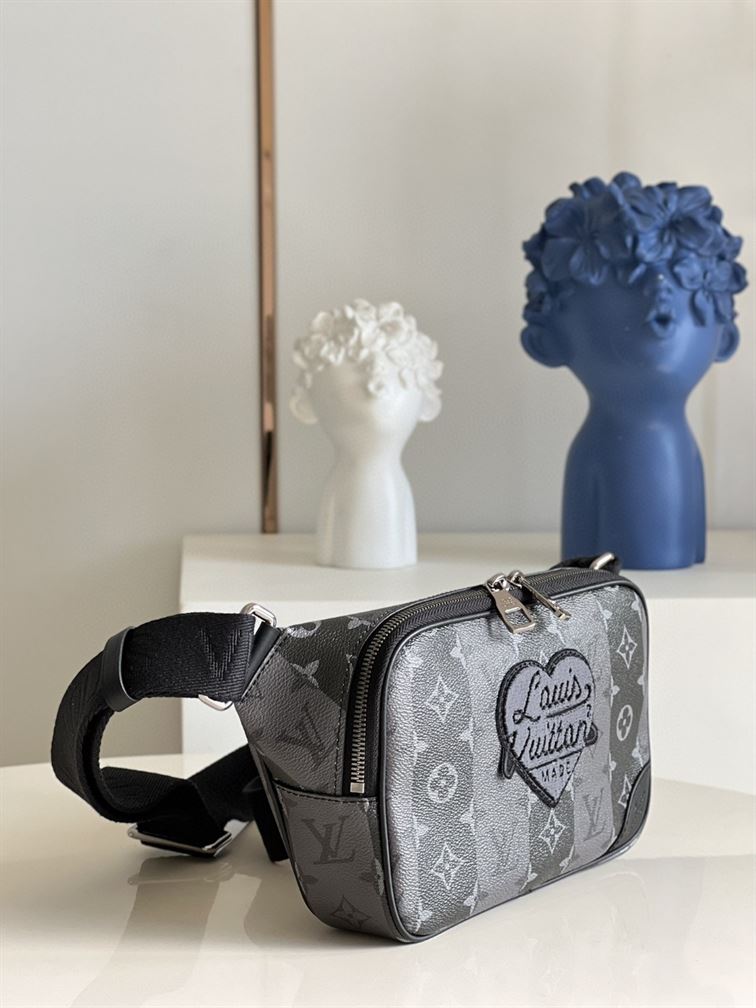 ルイ・ヴィトン モジュラー スリングバッグ モノグラムストライプ エクリプス コーティングキャンバス – LVB009
