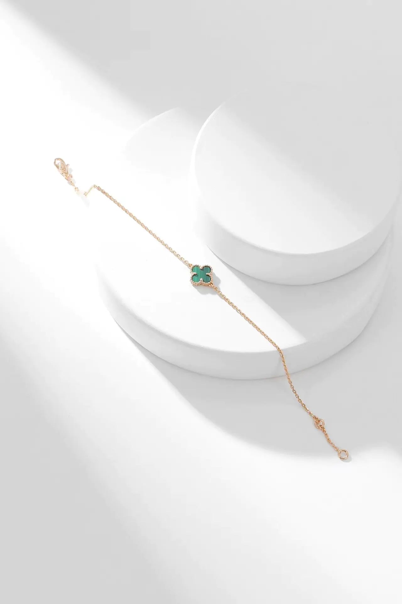 ヴァン クリーフ＆アーペル 四つ葉のクローバー マラカイト ブレスレット ネックレス