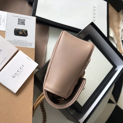 GGマーモント ミニキルティングショルダーバッグ