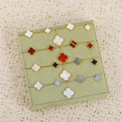 ヴァン クリーフ＆アーペル 四つ葉のクローバー マルチカラー ブレスレット