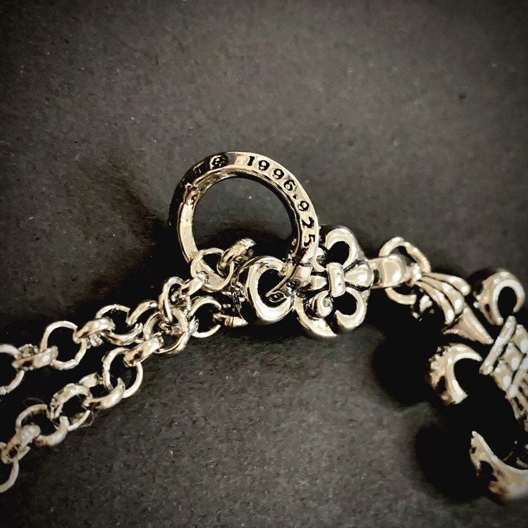 【クロムハーツ　ネックレス　ペンダント】CHROME HEARTS　1ボールBSフレアチャーム ペンダント【チェーン付】　ネックレス