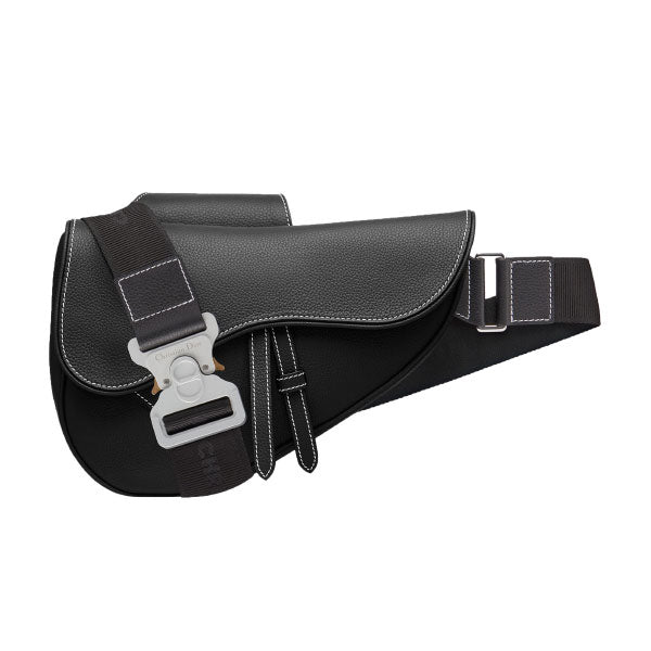 ディオール サドルバッグ ブラック グレインカーフスキン – DIO042