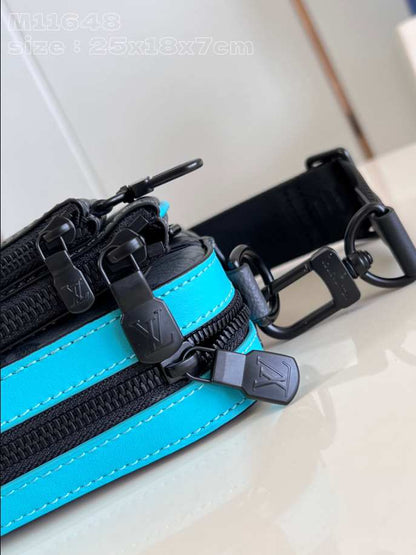 ルイ・ヴィトン トリオ・メッセンジャー ターコイズブルーバッグ – LVB080