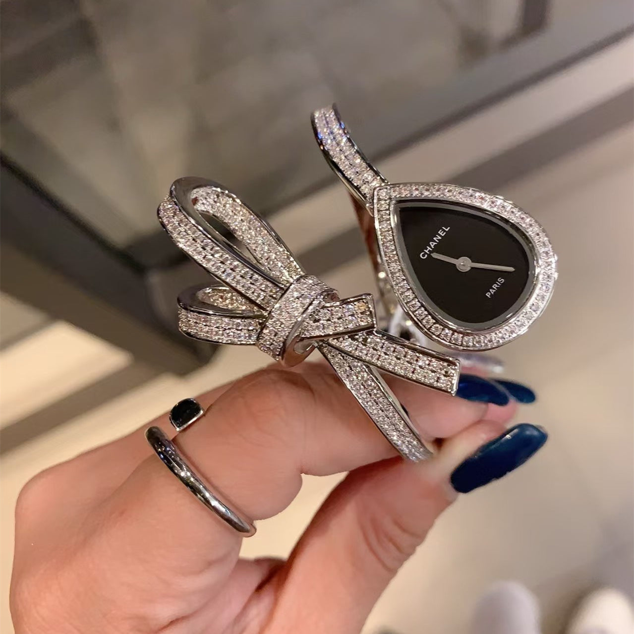 シャネル ボウ ダイヤモンド レディース ウォッチ