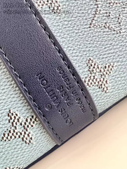 キーポル バンドリエール 50バッグ ブルーモノグラムキャンバス M14837 – LW354