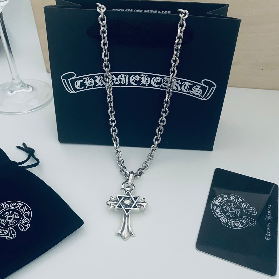 【CHROME HEARTS】クロムハーツ、新しいネックレス万能シンプルファッションオーナメント