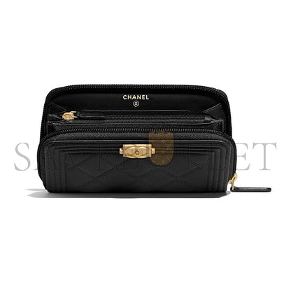 シャネル ボーイ シャネル ジップウォレット A80566 Y07659 94305 (15.5×9×2cm)
