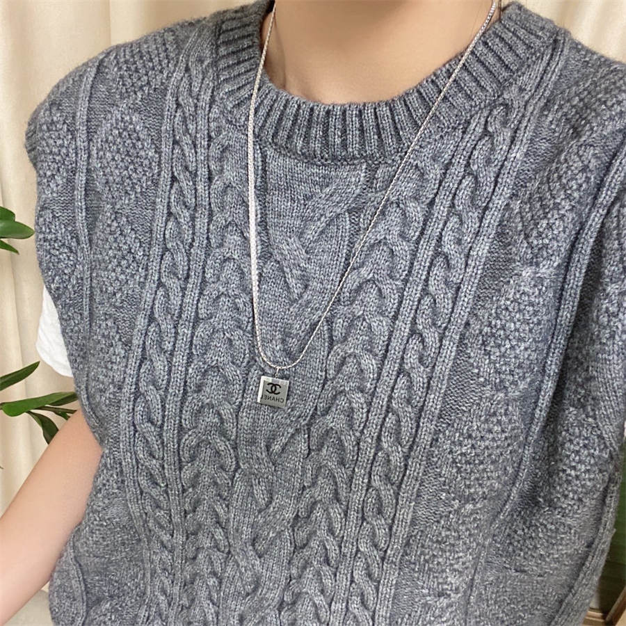 シャネル ダブルC ロング セーターチェーン ネックレス