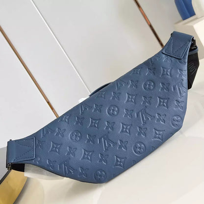 ラッシュ バムバッグ ブルー モノグラム シャドウ M14784 – LW219