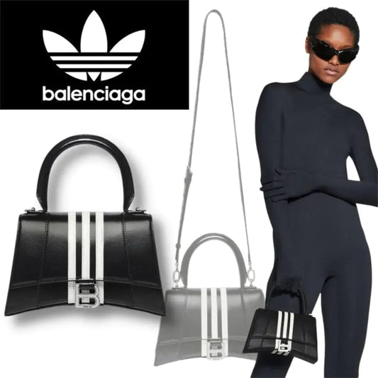 BALENCIAGA×ADIDAS HOURGLASSコラボスモール ハンドバッグ
