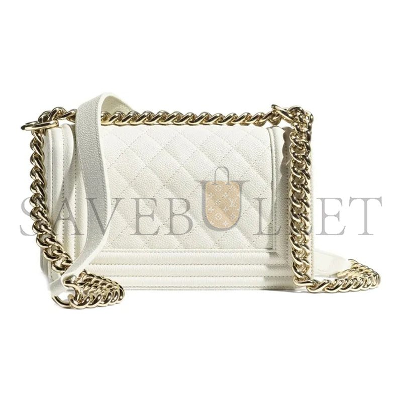 シャネル スモール キルティング ボーイバッグ A67085 B05839 10601 (20.5×12×8.5cm)