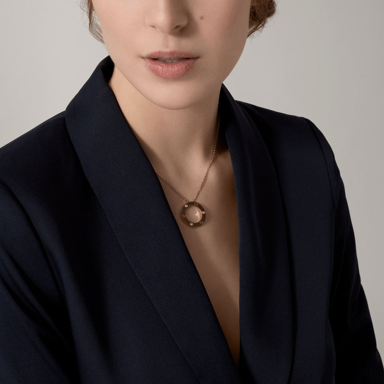 ラブネックレス、3ダイヤモンド