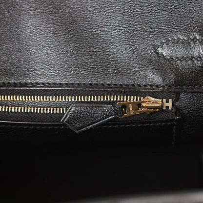 エルメス バーキン 25 ブラック シャイニー ニロティカス クロコダイル ゴールド金具