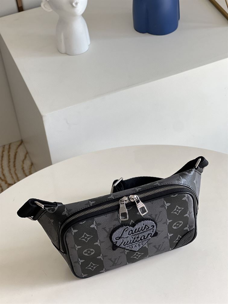 ルイ・ヴィトン モジュラー スリングバッグ モノグラムストライプ エクリプス コーティングキャンバス – LVB009