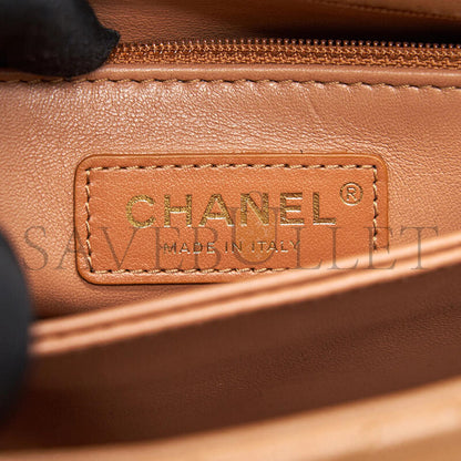 シャネル マスター キャビア キルティング ミニ ココハンドル フラップバッグ A92990 (23*15*9cm)