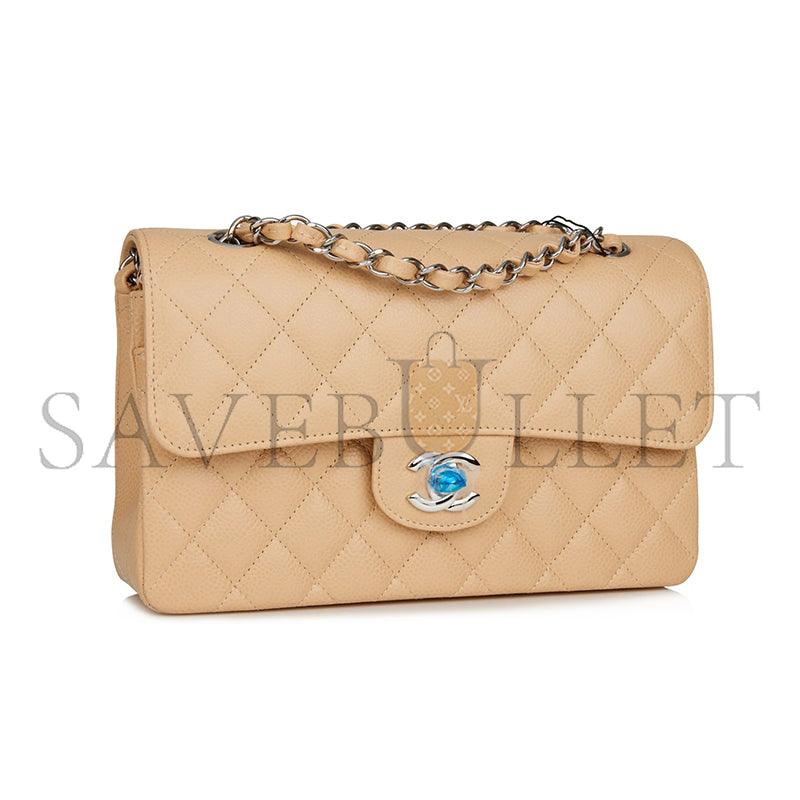 シャネル キャビア スモール クラシック ダブルフラップ 1652112 (23*13*6cm)