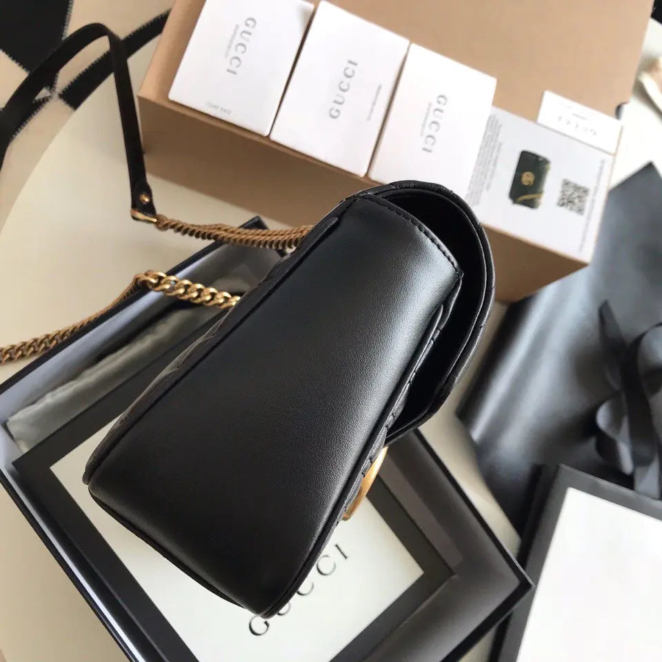 GG マーモント スモール マトラッセ ショルダー バッグ-26 CM