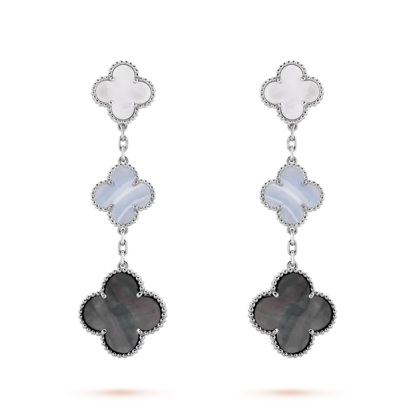 ヴァン クリーフ＆アーペルの新作、3つのパターンが揃ったマジック アルハンブラ イヤリング