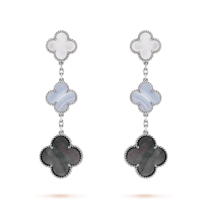 ヴァン クリーフ＆アーペルの新作、3つのパターンが揃ったマジック アルハンブラ イヤリング