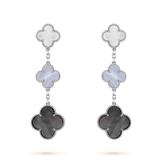 ヴァン クリーフ＆アーペルの新作、3つのパターンが揃ったマジック アルハンブラ イヤリング