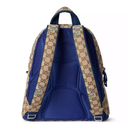 メンズ ナチュラル ミディアム バックパック 刺繍入り – BG073