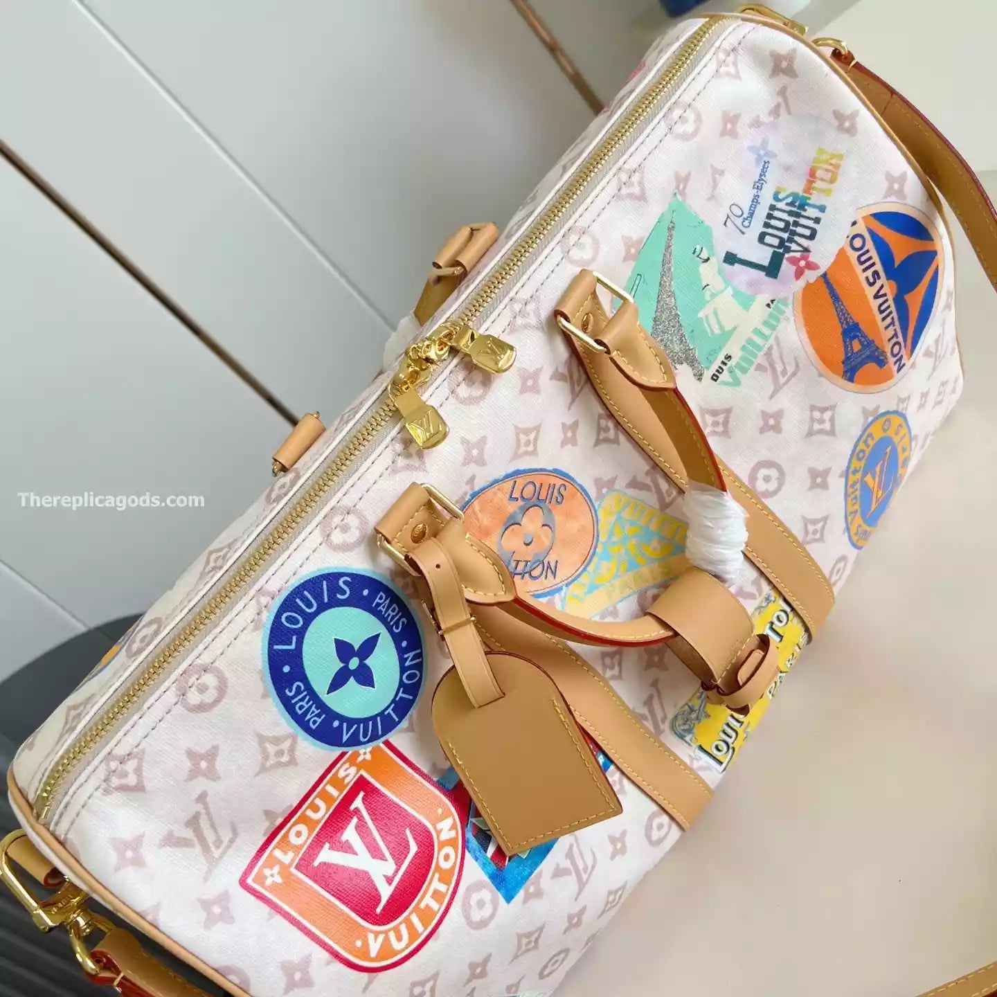 キーポル バンドリエール 45 モノグラム デューン キャンバス – LW309